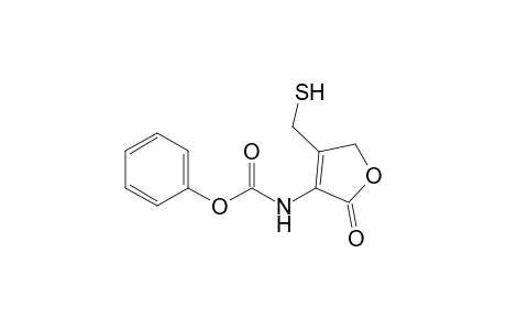 Carbamic acid, [2,5-dihydro-4-(mercaptomethyl)-2-oxo-3-furanyl]-, phenyl ester