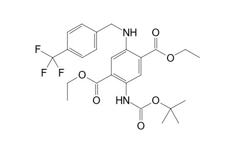 Diethyl 2-(tert-butoxycarbonyl)amino-5-[4-(trifluoromethyl)benzylamino]terephthalate