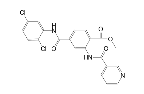 methyl 4-[(2,5-dichloroanilino)carbonyl]-2-[(3-pyridinylcarbonyl)amino]benzoate