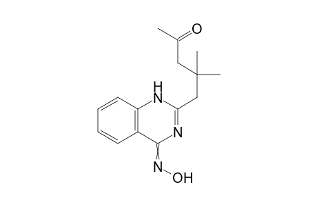 2-(2,2-Dimethyl-4-oxo-pentyl)quinazolin-4-on-oxime