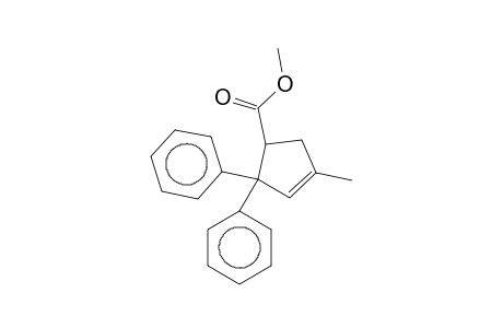 4-Methyl-2,2-diphenyl-1-cyclopent-3-enecarboxylic acid methyl ester