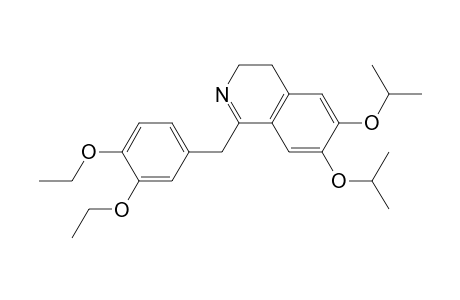 1-(3,4-Diethoxybenzyl)-3,4-dihydro-6,7-diisopropoxyisoquinoline