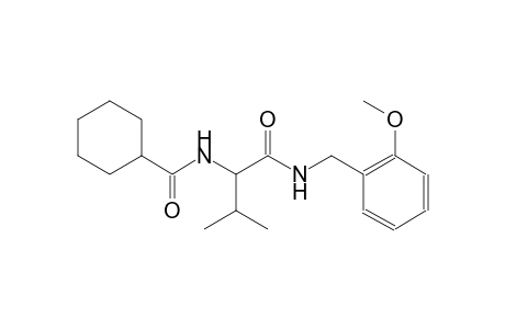 N-(1-{[(2-methoxybenzyl)amino]carbonyl}-2-methylpropyl)cyclohexanecarboxamide