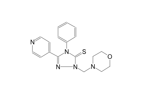 3H-1,2,4-triazole-3-thione, 2,4-dihydro-2-(4-morpholinylmethyl)-4-phenyl-5-(4-pyridinyl)-