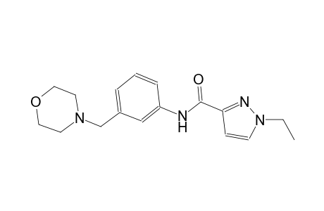 1-ethyl-N-[3-(4-morpholinylmethyl)phenyl]-1H-pyrazole-3-carboxamide