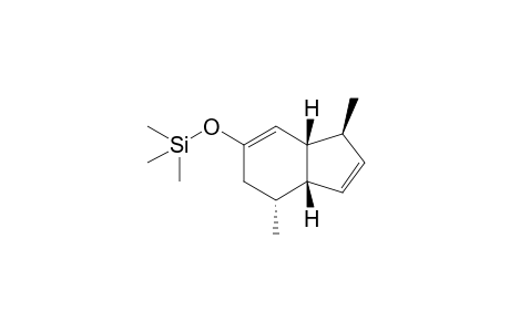 (3.beta.,3a.beta.,7.alpha.,7a.beta.)-3a,6,7,7a-Tetrahydro-3,7-dimethyl-5-(trimethylsilyloxy)-3H-indene