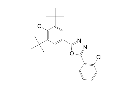 2,6-DI-TERT.-BUTYL-4-[5-(2-CHLOROPHENYL)-1,3,4-OXADIAZOL-2-YL]-PHENOL