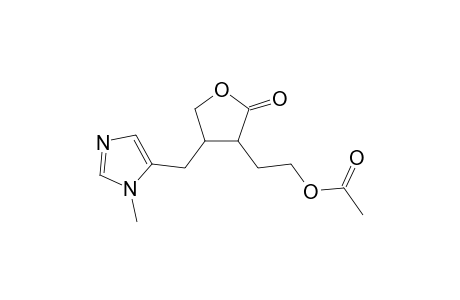 Pilocarpine-M (2-HO-ethyl-) AC