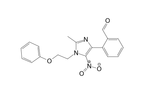 2-(2-Methyl-5-nitro-1-(2-phenoxyethyl)-1H-imidazol-4-yl)-benzaldehyde