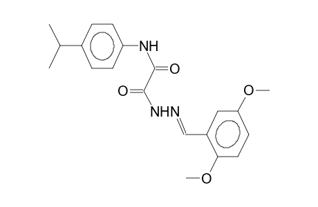 N-(4-isopropylphenyl)-N-(2,5-dimethoxybenzylidene)oxalic acid amide hydrazide