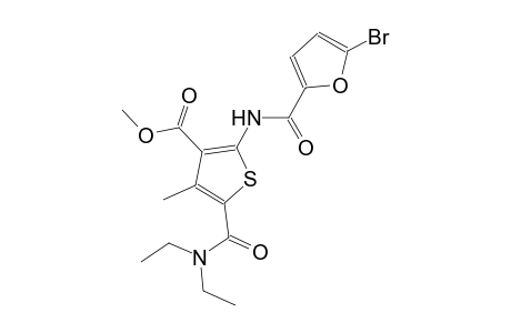 methyl 2-[(5-bromo-2-furoyl)amino]-5-[(diethylamino)carbonyl]-4-methyl-3-thiophenecarboxylate