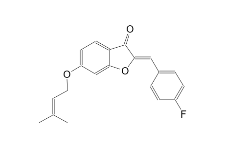 3(2H)-benzofuranone, 2-[(4-fluorophenyl)methylene]-6-[(3-methyl-2-butenyl)oxy]-, (2Z)-