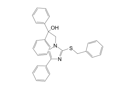2-Benzylsulfanyl-N-(2-diphenyl-2-hydroxyethyl)-4-phenylimidazole