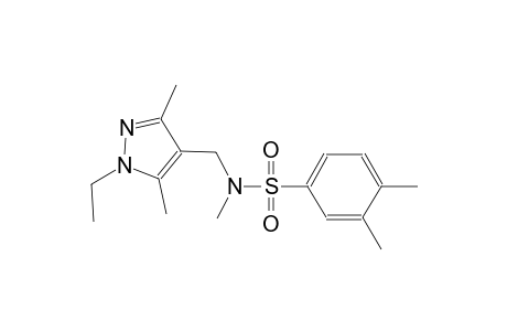 benzenesulfonamide, N-[(1-ethyl-3,5-dimethyl-1H-pyrazol-4-yl)methyl]-N,3,4-trimethyl-
