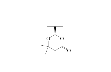1,3-Dioxan-4-one, 2-(1,1-dimethylethyl)-6,6-dimethyl-, (R)-