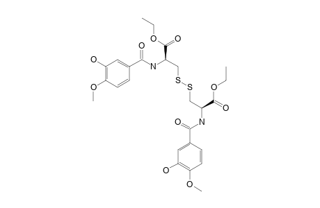 N-(3-HYDROXY-4-METHOXYBENZOYL)-L-CYSTINE-ETHYLESTER
