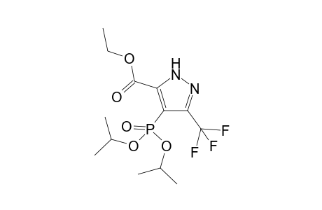 4-Di(propan-2-yloxy)phosphoryl-5-(trifluoromethyl)-1H-pyrazole-3-carboxylic acid ethyl ester