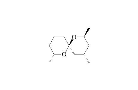 (2S,4S,6S,8R)-2,4,8-Trimethyl-1,7-dioxaspiro[5.5]undecane
