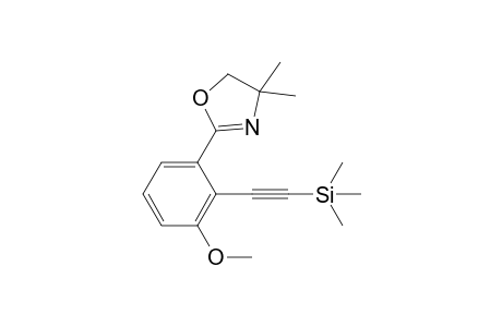 2-{3'-Methoxy-2'-[2"-(trimethylsilyl)ethyn-1"-yl]phenyl}-4,4-dimethyl-4,5-dihydrooxazole