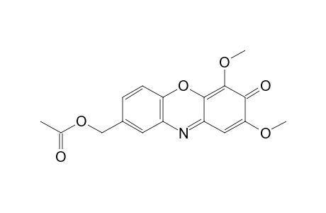 3H-Phenoxazin-3-one, 8-[(acetyloxy)methyl]-2,4-dimethoxy-