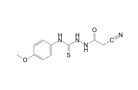1-(cyanoacetyl)-4-(p-methoxyphenyl)-3-thiosemicarbazide