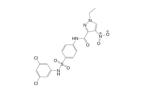 N-{4-[(3,5-dichloroanilino)sulfonyl]phenyl}-1-ethyl-4-nitro-1H-pyrazole-3-carboxamide