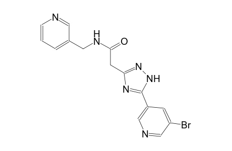 1H-1,2,4-triazole-3-acetamide, 5-(5-bromo-3-pyridinyl)-N-(3-pyridinylmethyl)-