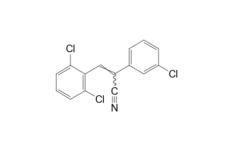 2-(m-chlorophenyl)-3-(2,6-dichlorophenyl)acrylonitrile