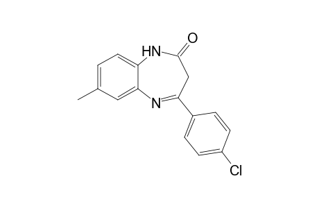 7-Methyl-4-(4-chlorophenyl)-1H-1,5-benzodiazepin-2(3H)-one