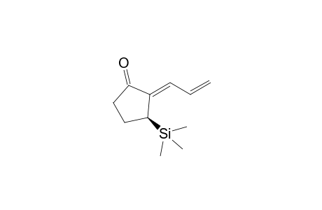 3-(Trimethylsilyl)-2-(propenylidene)-1-cyclopentanone