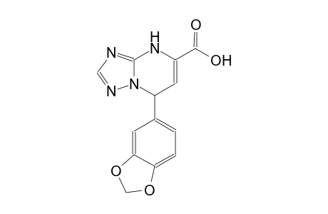 [1,2,4]triazolo[1,5-a]pyrimidine-5-carboxylic acid, 7-(1,3-benzodioxol-5-yl)-4,7-dihydro-