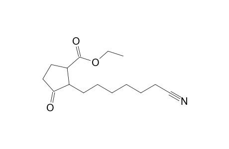 2-(6-Cyanohexyl)-3-ethoxycarbonylcyclopentanone