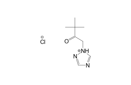 2-Butanone, 3,3-dimethyl-1-(1H-1,2,4-triazol-1-yl)-, hydrochloride, salt