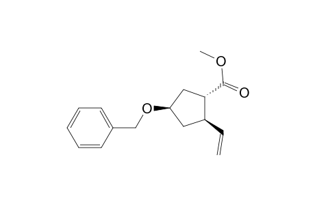 (1.alpha.,2.betaa.,4.beta.)-Cyclopentanecarboxylic Acid, 2-ethenyl-4-(phenylmethoxy)-, methyl ester