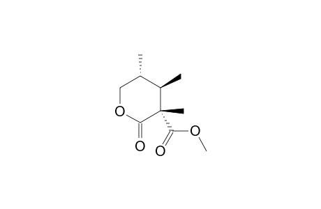(3R,4R,5R)-2-keto-3,4,5-trimethyl-tetrahydropyran-3-carboxylic acid methyl ester