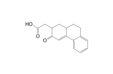 2-Phenanthreneacetic acid, 1,2,3,9,10,10a-hexahydro-3-oxo-