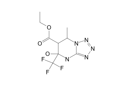 ETHYL_5-HYDROXY-7-METHYL-5-TRIFLUOROMETHYL-TETRAZOLO-[1.5-A]-PYRIMIDINE-6-CARBOXYLATE;ISOMER_E'