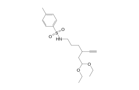 3-Ethynyl-6-(tosylamino)-hexanal diethylacetal