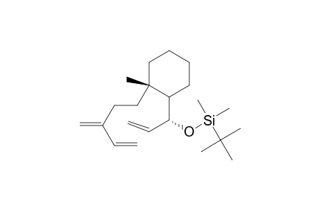 Silane, (1,1-dimethylethyl)dimethyl[[1-[2-methyl-2-(3-methylene-4-pentenyl)cyclohexyl]-2-propenyl]oxy]-, [1.alpha.(R*),2.beta.]-(.+-.)-