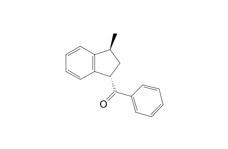 (trans-1-Methyl-2,3-dihydro-1H-inden-3-yl)(phenyl)methanone