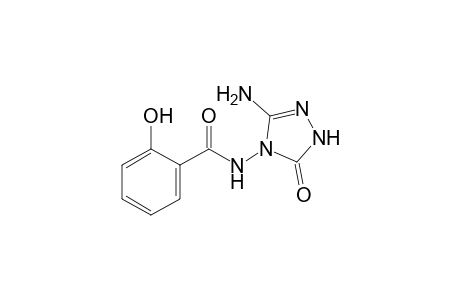 3-amino-4-salicylamido-deltasquare-1,2,4-triazolin-5-one