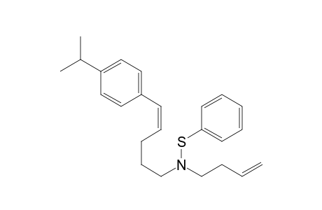 cis-(N-(Benzenesulfenyl)-N-(but-3-enyl)-5-(4-isopropylphenyl)pent-4-enylamine