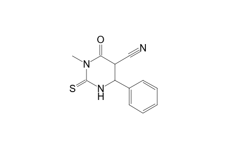 5-Cyano-3-methyl-4-oxo-6-phenyl-2-thioxohexahydropyrimidine