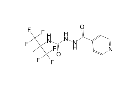 2-isonicotinoyl-N-[2,2,2-trifluoro-1-methyl-1-(trifluoromethyl)ethyl]hydrazinecarboxamide