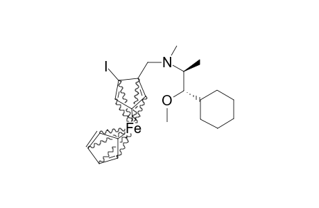 [1S,2S,R-(P)]-N-(2-IODOFFERROCENYLMETHYL)-N-METHYL-1-CYCLOHEXYL-1-METHOXYPROP-2-YLAMINE