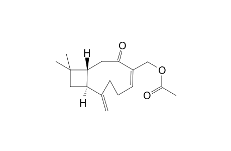 13-Acetoxy-isocariofila-2(12),5-dien-7-one