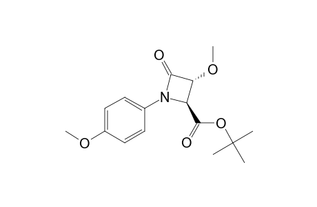 trans-4-(tert-Butoxycarbonyl)-3-methoxy-1-(4-methoxyphenyl)-2-azetidinone