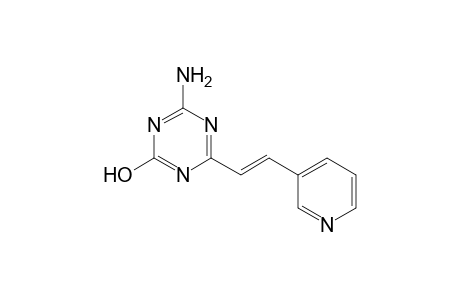 2-Amino-4-hydroxy-(E)-6-[2-(3-pyridyl)ethenyl]-1,3,5-triazine