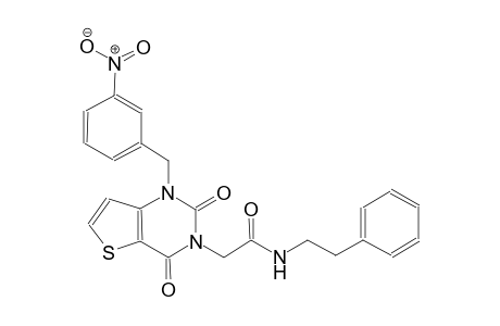 2-(1-(3-nitrobenzyl)-2,4-dioxo-1,4-dihydrothieno[3,2-d]pyrimidin-3(2H)-yl)-N-(2-phenylethyl)acetamide