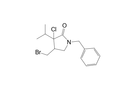 N-Benzyl-3-chloro-4-bromomethyl-3-isopropylpyrrolidin-2-one